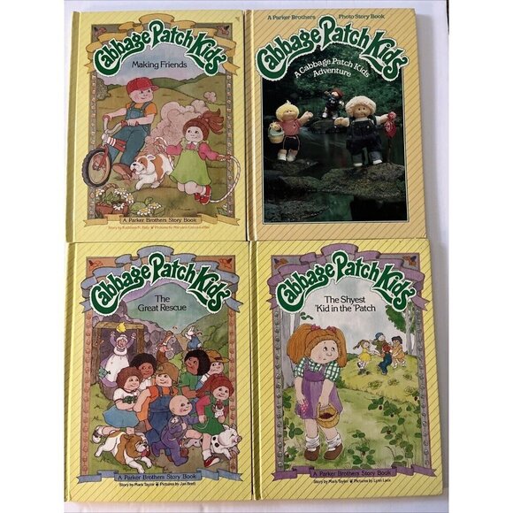 Vintage 1984 Cabbage Patch Kids Hardcover Books lot of 4 - Picture 1 of 16